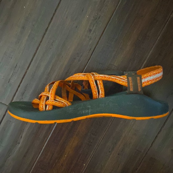 Orange Chaco Sandals Toe-Strap - Picture 4 of 5